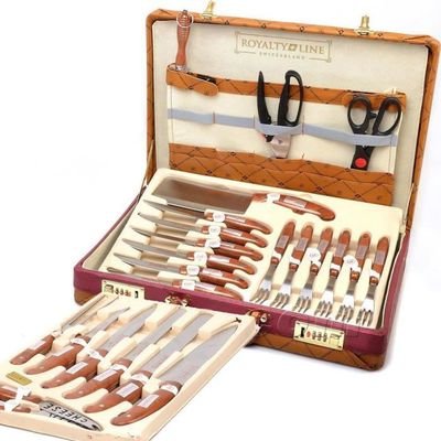Couteaux du chef - mallette avec set de couteaux de cuisine en ance Clasf mais