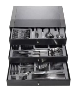 Ensemble de couverts de 150-Piéces en acier inoxydable CROFTON avec coffret de rangement