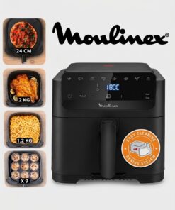 Moulinex Easy Fry Mega Compact 8L Écran Tactile NOIR 2020W