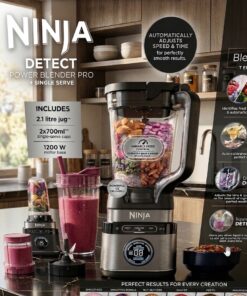 Blender intelligent Ninja Detect 1 200 W avec pichet 2,1 L PRO