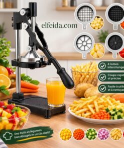 قطّاعة الخضر والفواكه الاحترافية متعددة لاستعمالات 🥔 🥕 🍊